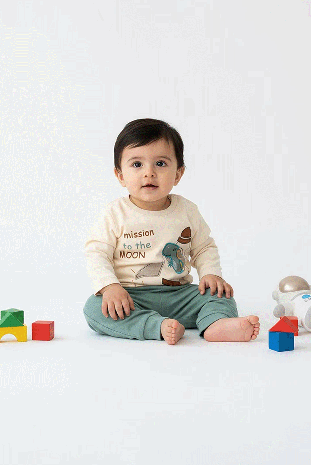 بلوز و شلوار پسرانه مدل فضانورد