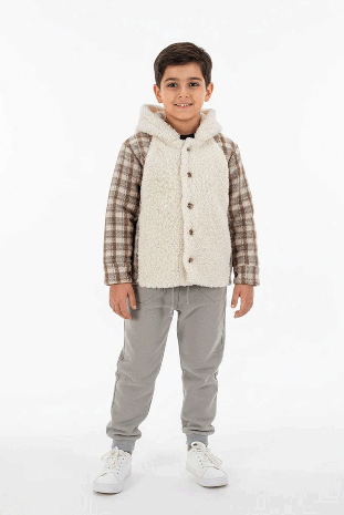 کت کلاهدار پسرانه مدل آرتین