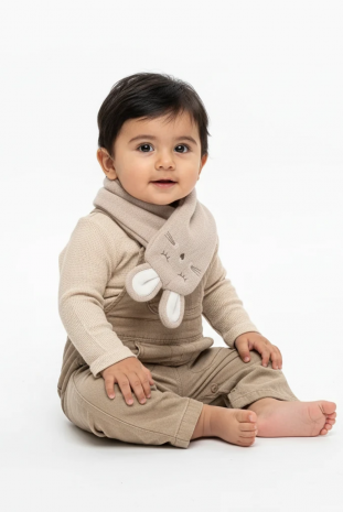 بلوز و رامپر پسرانه مدل خرس قهوه ای