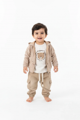 سه تیکه پسرانه مدل شیر و خرس