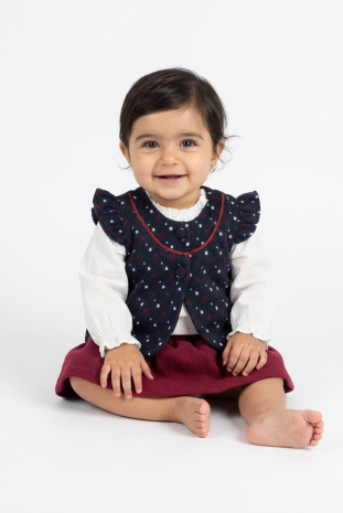 سه تیکه دخترانه مدل دخترک پاییز 1