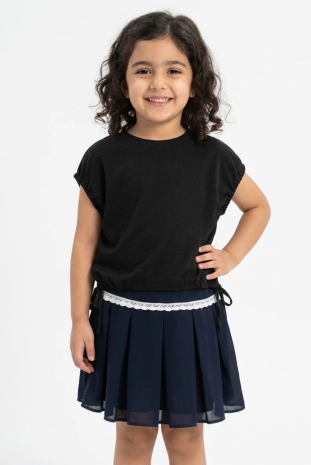 کراپ دخترانه مدل مشکی 2