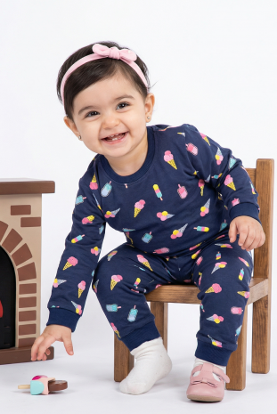 بلوز و شلوار راحتی دخترانه